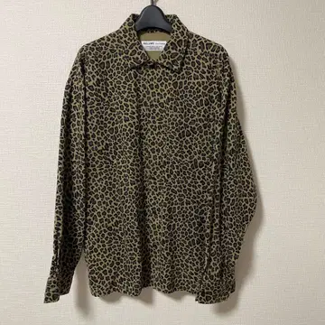 RELUME 레오파드 무늬 긴팔 셔츠 올 패턴