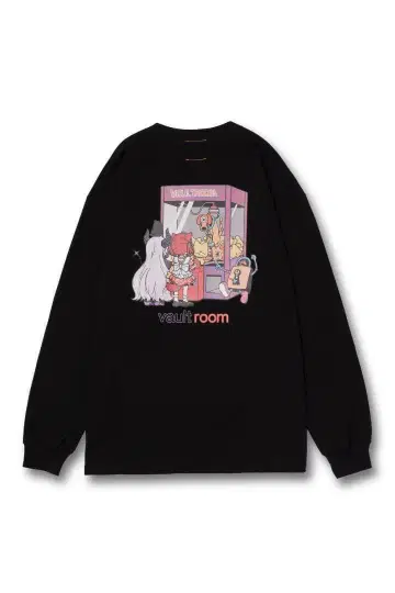 S VR x LAPKARU L/S TEE / BLACK