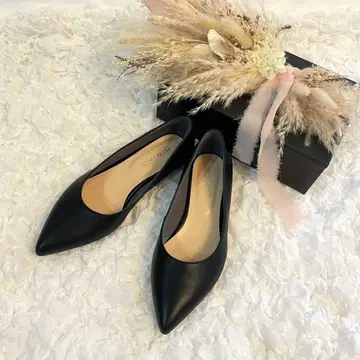 컨디션 최상 히미코 펌프스 플랫슈즈 22.5cm 스틸레토