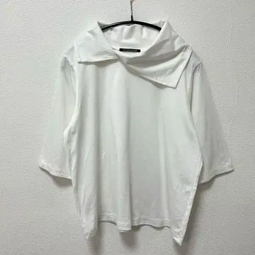 mizuiro ind 미즈이로 인드 드레이프 칼라 풀오버 화이트