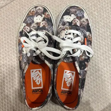 vans 스니커즈 고양이 24.5cm