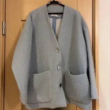 요리 yori 샤기 모헤어 자켓 울 모헤어 샤기