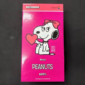 [레어] 베어브릭 400% 피넛 스누피 여동생 벨 BELLE