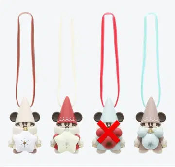 디즈니 크리스마스 2025 린린 캡슐 토이 4개 세트