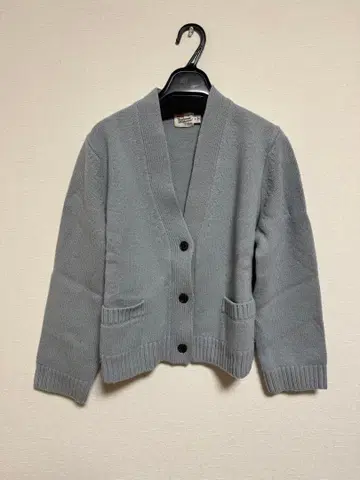 트래디셔널 웨더웨어 블루 니트 가디건