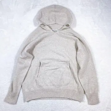 새상품급 23AW 프레임워크 압축 울 후드 풀오버 캐시미어 니트