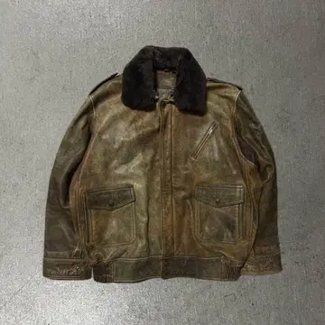 빈티지 A-2 플라이트 자켓 쇼트 기장 sullen ours 후카미즈