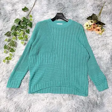 GIANNI LO GIUDICE 36 니트 변형 리브 코튼 100%