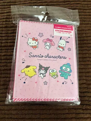 산리오 캐릭터즈 씰북 씰 바인더 메모장 산리오