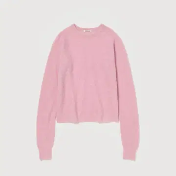 BABY SURI ALPACA SHEER KNIT P/O 핑크