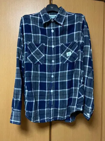 SASSAFRAS 사사프라스 긴팔 플란넬 셔츠 S