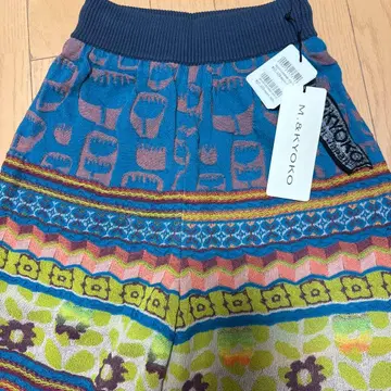 M&KYOKO 사토 섬유 자카드 니트 팬츠