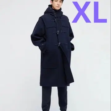 택 포함 새상품 +j JIL SANDER 더플 코트 네이비 X L 사이즈