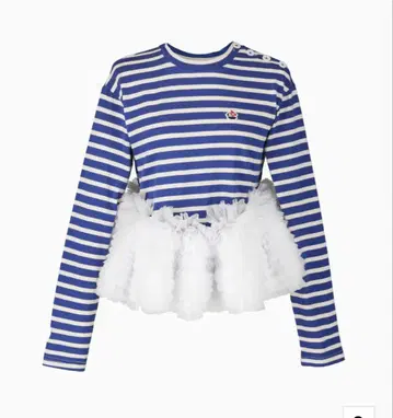 정품 Bibiy FRANCINE TULLE TOP