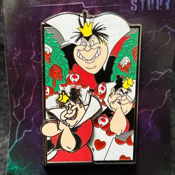 해외 디즈니 이상한 나라의 앨리스 하트 여왕 핑