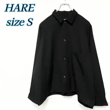 HARE 빅 실루엣 셔츠 자켓 블랙 S