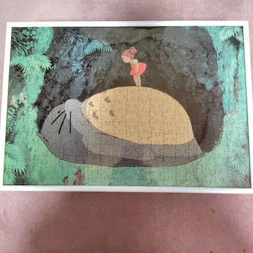 이웃집 토토로 퍼즐 완성품 플라스틱 액자