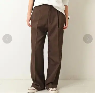 spick&span 울 라이크 스트레이트 팬츠