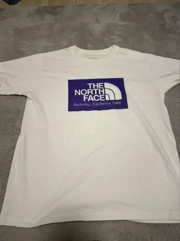 THE NORTH FACE 화이트 티셔츠