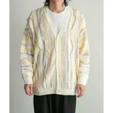 THRIFTY LOOK 3D knitting B 가디건