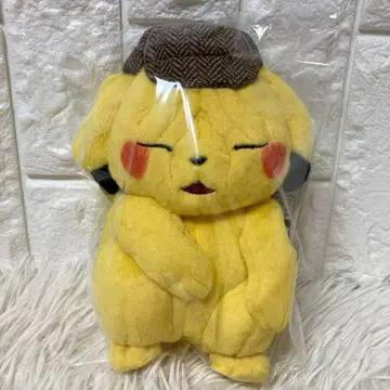 명탐정 피카츄 주름 봉제 인형 택 포함 포켓몬 2019년