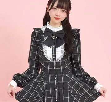 Secret Honey 시크릿허니 셋업 체크 긴팔