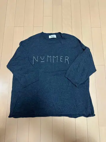 tumugu 5부 소매 얇은 소재 니트