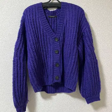 w closet 퍼플 스웨터