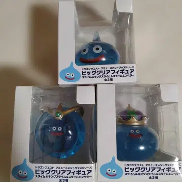 드래곤 퀘스트 빅 클리어 피규어 3종 슬라임 엠퍼러 등