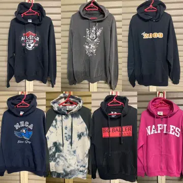 맨투맨 후드티 묶음 판매 7개 세트 구제 의류 도매