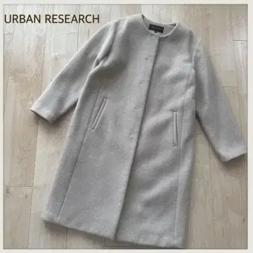 URBAN RESEARCH 노카라 비버 코트 그레이지 사이즈 38