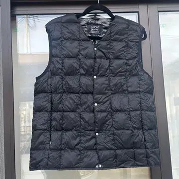 TAION 이너 다운 베스트 L 사이즈 블랙