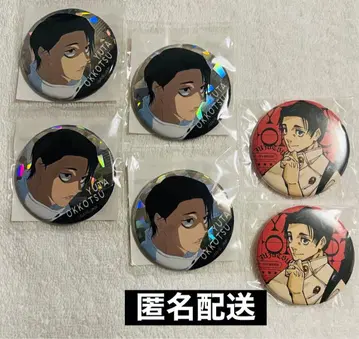 극장판 주술회전 사멸회유 홀로그램 캔뱃지 점프 GIGA 옷코츠 유타 6개