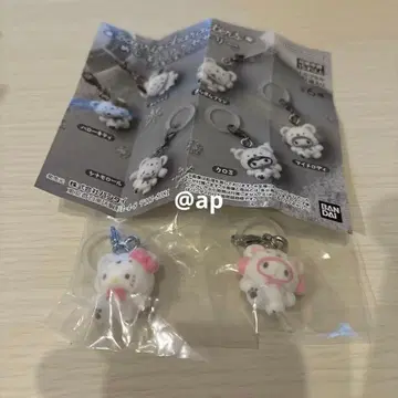 [ 당일 배송 ] 산리오 메지루시 액세서리 포근포근 스노우