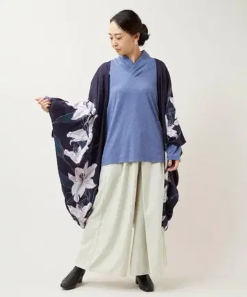 [카야] 백합 피는 후리소데풍 겉옷