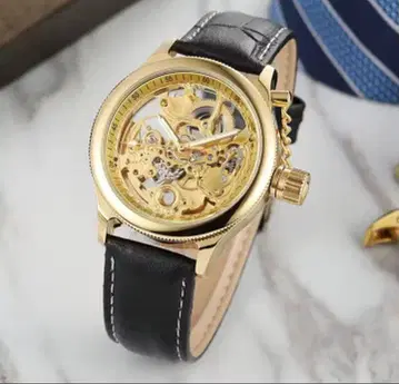 자동 와인딩 크로노그래프 손목시계 스켈레톤