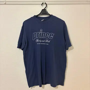 Sporty&Rich Prince 콜라보 T셔츠 L 사이즈 네이비