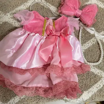 유니베어 신데렐라 드레스 코스튬 핑크