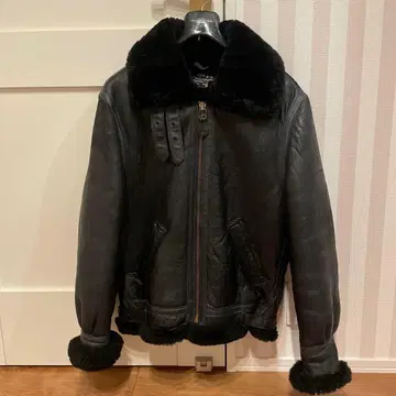 Schott B-3 가죽 자켓 블랙 사이즈 36