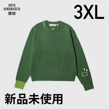UNIQLO x 안야 힌드마치 프리미엄 라무 크루넥 스웨터 3XL