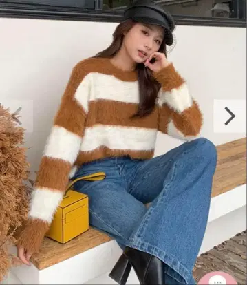 birthdaybash 샤기 니트