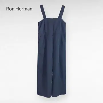 Ron Herman Black Polyester Overall Pants