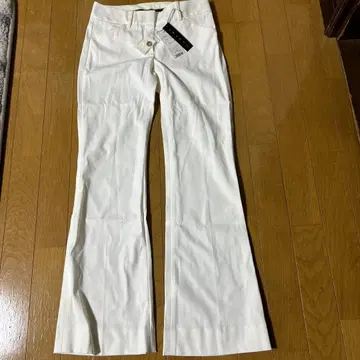 theory 아이보리 플레어 팬츠 XO