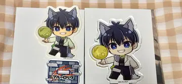 블루 록 프린세스 카페 아크릴 스탠드 스티커 이사기 요이치