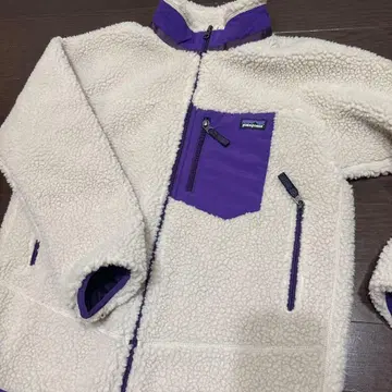 새상품 patagonia RetroX XL 화이트/퍼플