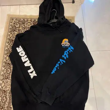 XLARGE 후드티 블랙