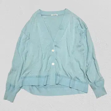 FORK&SPOON V넥 니트 가디건 드롭 숄더 겉옷 S