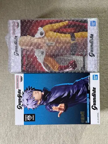 그란디스타 주술회전 원펀맨 사이타마 고죠 사토루 피규어 묶음 판매