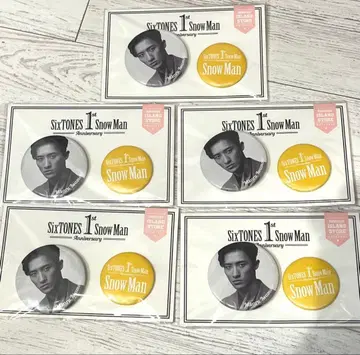 이와모토 테루 캔뱃지 5개 묶음 판매