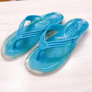 교산 스카이블루 & 클리어 라메 여성용 M 사이즈